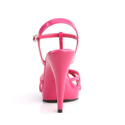 Fabulicious FLAIR-420 Sandal (Hot Pink Patent/Hot Pink)