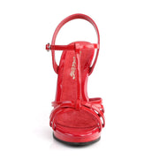 Fabulicious FLAIR-420 Sandal (Red Patent/Red)