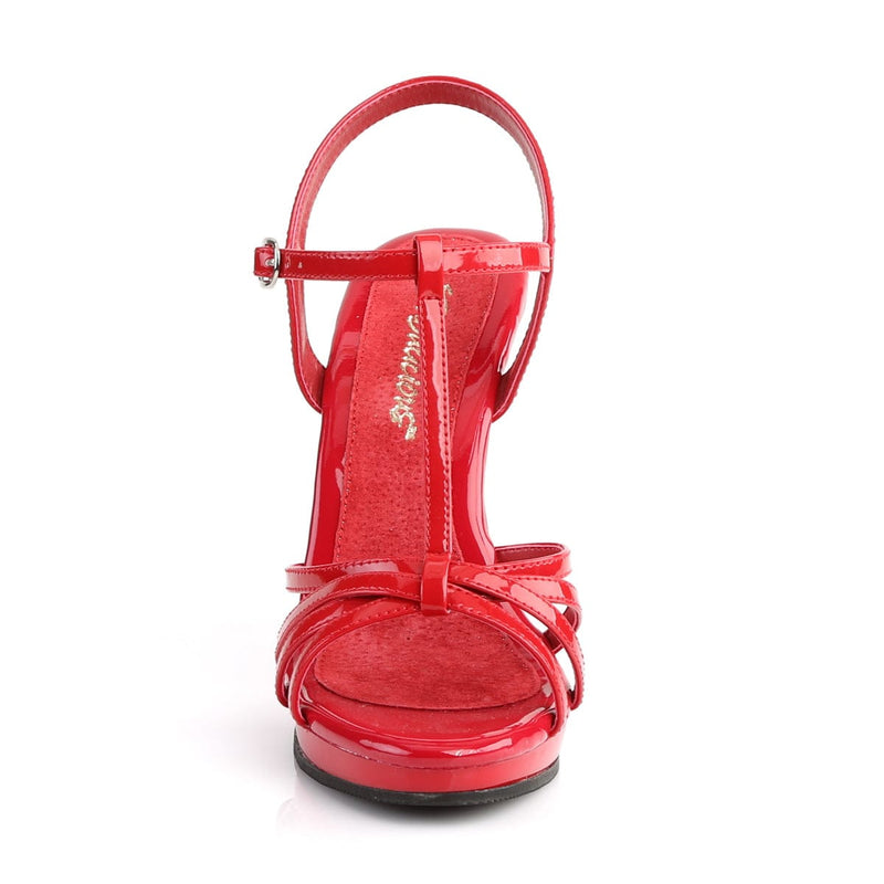 Fabulicious FLAIR-420 Sandal (Red Patent/Red)