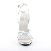 Fabulicious FLAIR-436 Sandal (White Patent/White)