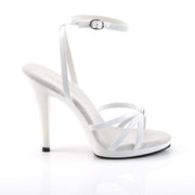 Fabulicious FLAIR-436 Sandal (White Patent/White)