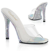 Fabulicious GALA-01DML Slide (Clear/Silver AB Rhinestone)