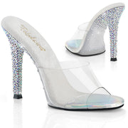 Fabulicious GALA-01DSP Slide (Clear/Silver AB Rhinestone)