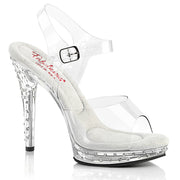 Fabulicious GLORY-508SDT Sandal (Clear/Clear)
