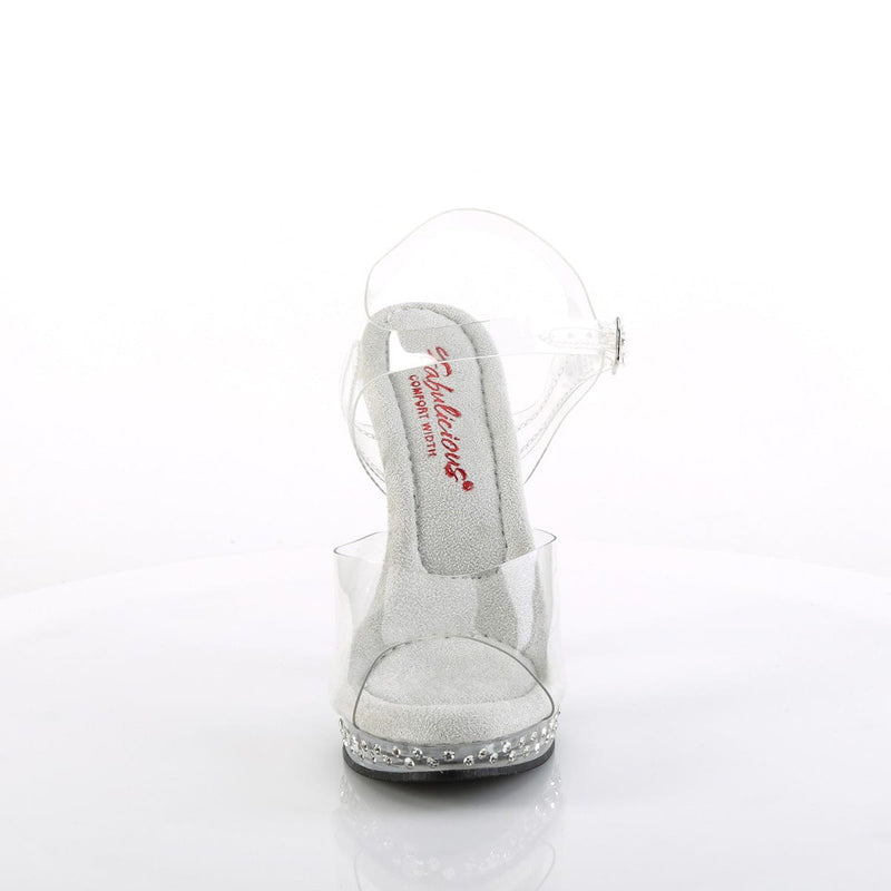 Fabulicious GLORY-508SDT Sandal (Clear/Clear)