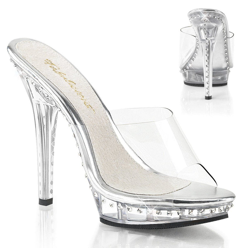 Fabulicious LIP-101LS Slide (Clear/Clear)