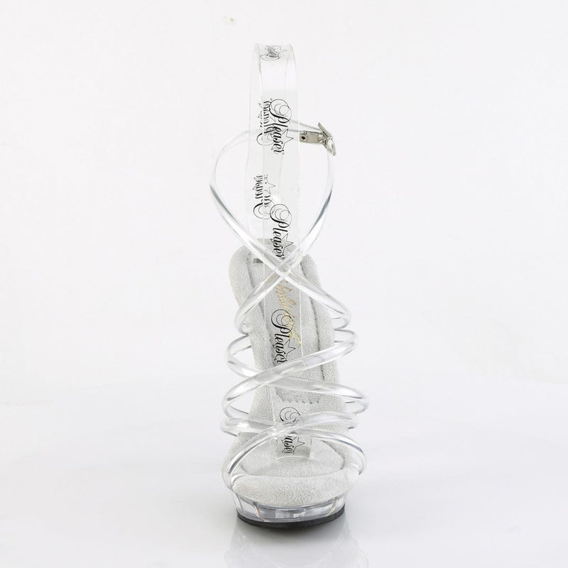 Fabulicious LIP-106 Sandal (Clear/Clear)