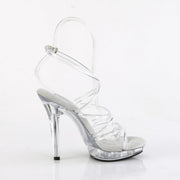 Fabulicious LIP-106 Sandal (Clear/Clear)