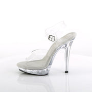 Fabulicious LIP-108 Sandal (Clear/Clear)