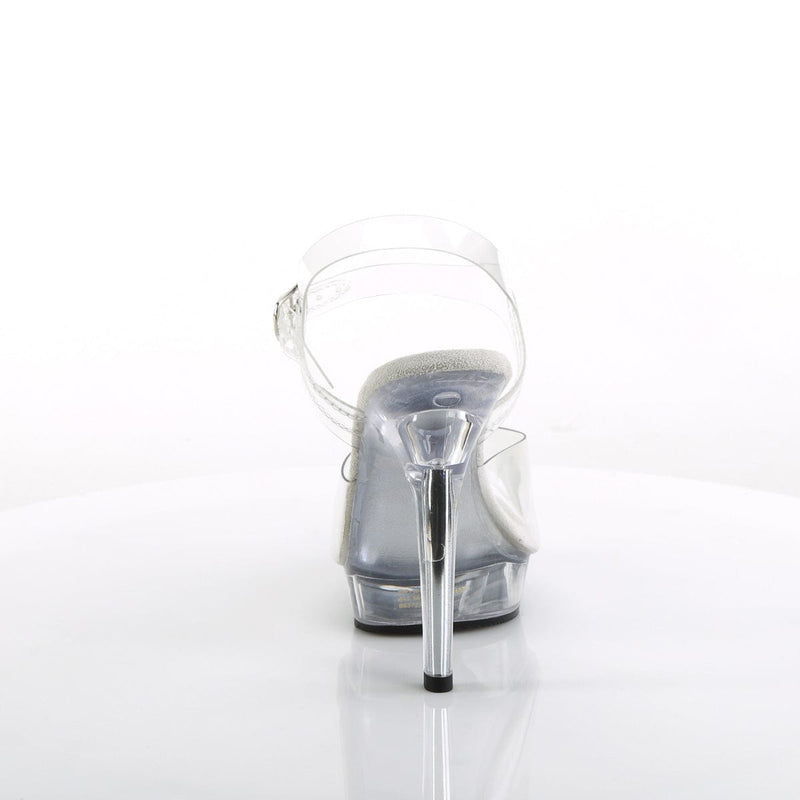 Fabulicious LIP-108 Sandal (Clear/Clear)