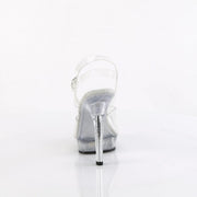 Fabulicious LIP-108MG Sandal (Clear/Clear)