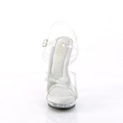 Fabulicious LIP-108R Sandal (Clear/Clear)