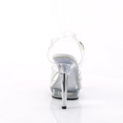 Fabulicious LIP-108R Sandal (Clear/Clear)