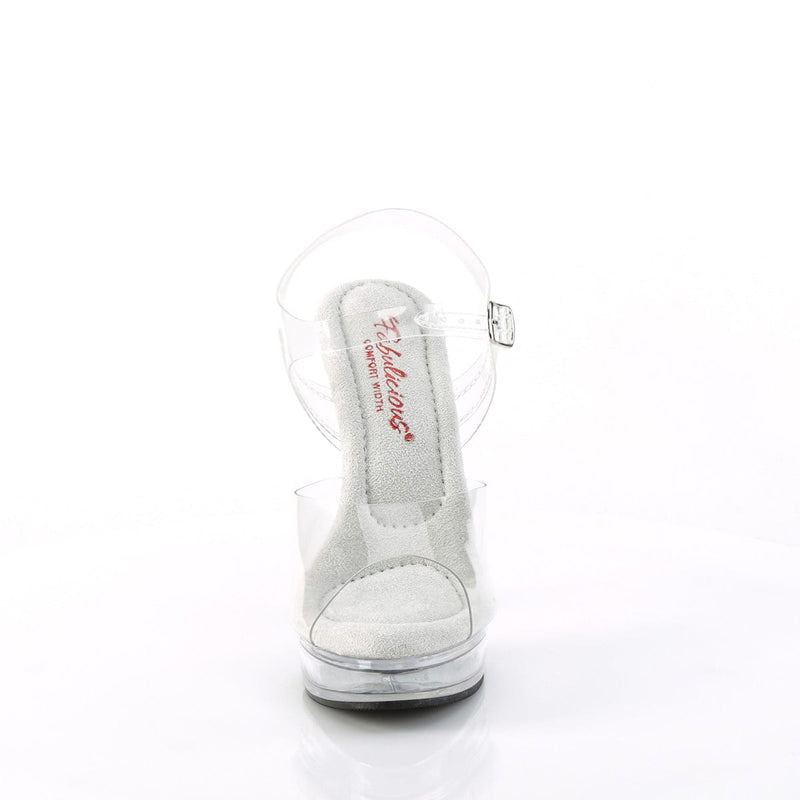 Fabulicious MAJESTY-508 Sandal (Clear/Clear)