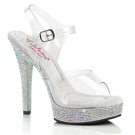 Fabulicious MAJESTY-508DM Sandal (Clear/Clear)