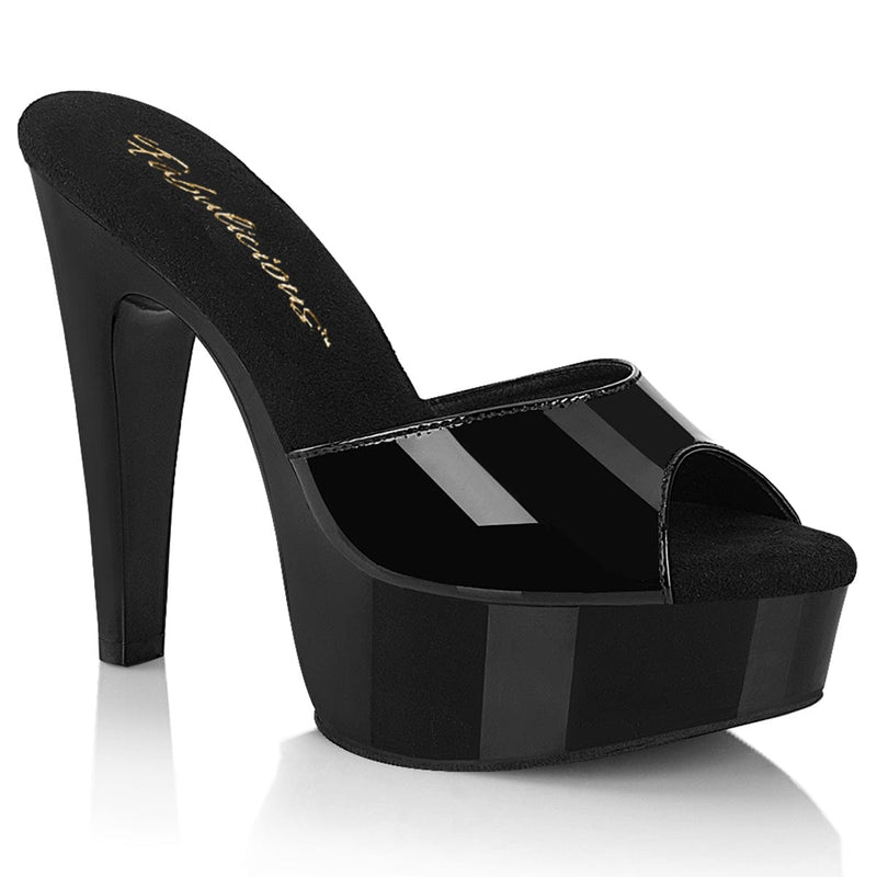 Fabulicious MARTINI-501 Slide (Black Patent/Black)
