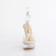 Fabulicious MARTINI-505 Sandal (Clear-Cream/Clear)