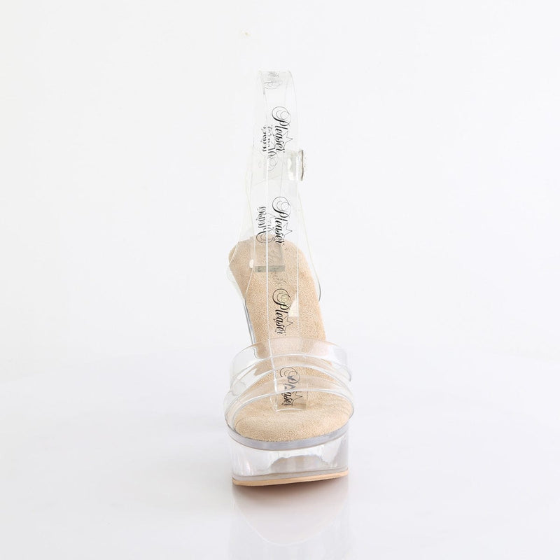 Fabulicious MARTINI-505 Sandal (Clear-Cream/Clear)