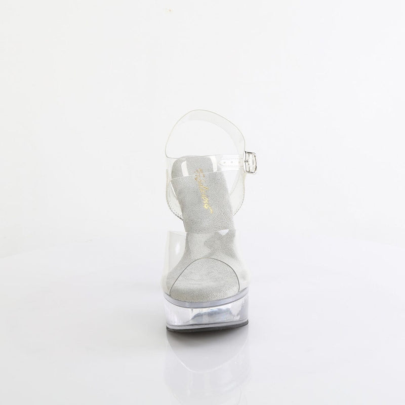 Fabulicious MARTINI-508 Sandal (Clear/Clear)