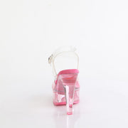 Fabulicious MARTINI-508 Sandal (Clear-Pink/Pink Tinted)