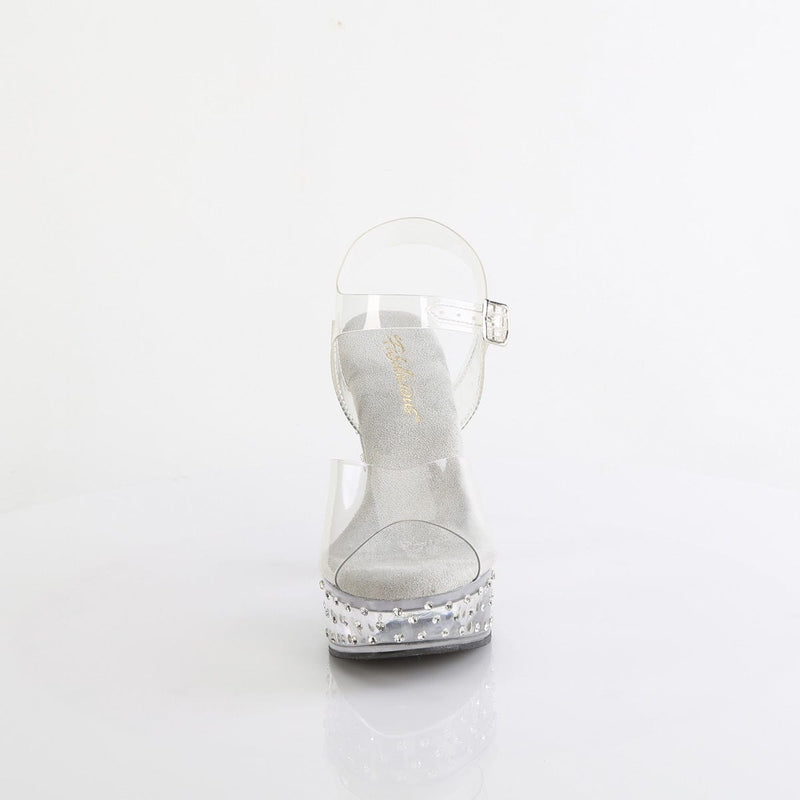 Fabulicious MARTINI-508SDT Sandal (Clear/Clear)