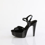 Fabulicious MARTINI-509 Sandal (Black Patent/Black)