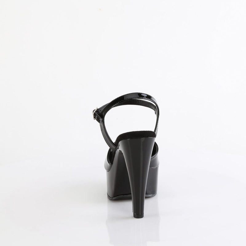 Fabulicious MARTINI-509 Sandal (Black Patent/Black)