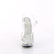 Fabulicious SULTRY-608 Sandal (Clear/Clear)