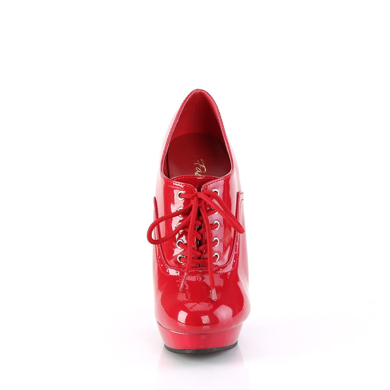 Fabulicious SULTRY-660 Ankle Boot (Red Patent/Red)
