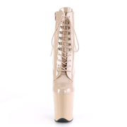 FLAMINGO-1020 Nude Patent/Nude Pleaser US Size (Women's): 5