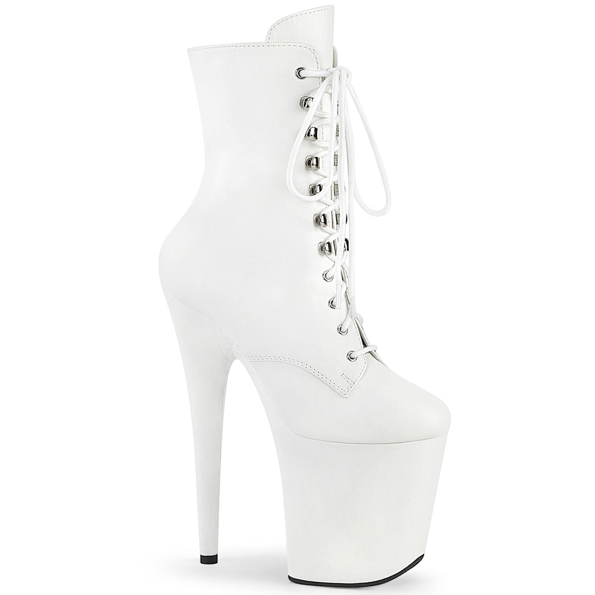 FLAMINGO-1020WR White Ankle Boots