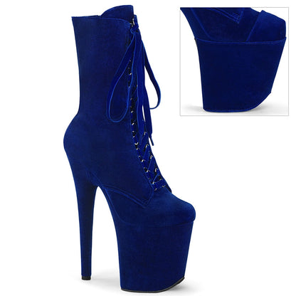 FLAMINGO-1045VEL Navy Blue Velvet/Navy Blue Velvet