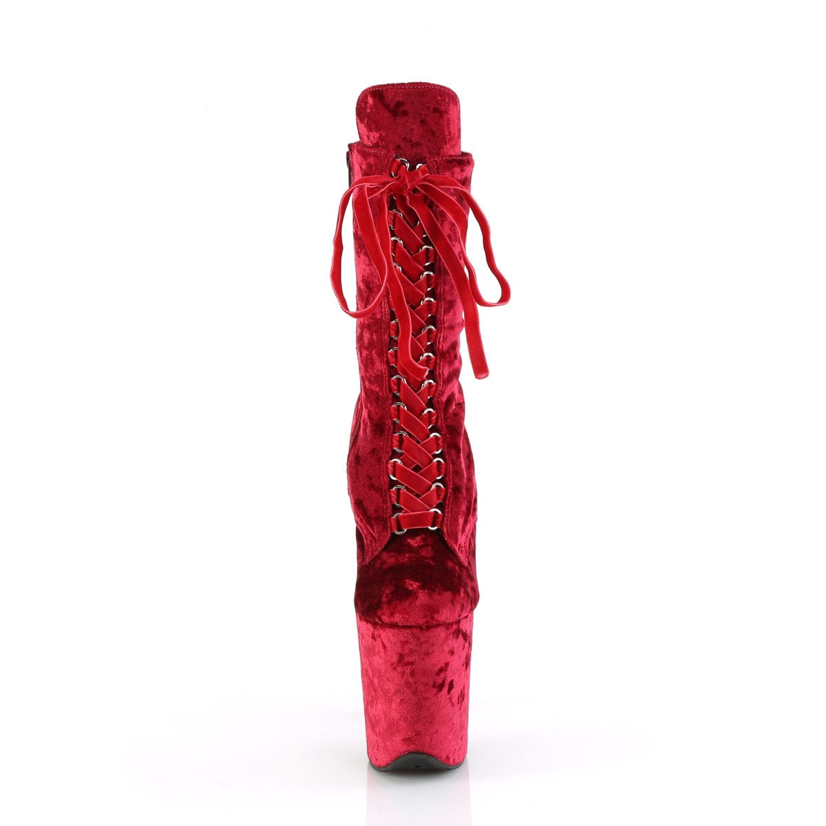 FLAMINGO-1045VEL Red Velvet/Red Velvet Pleaser US Size (Women's): 5