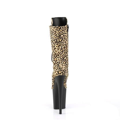 FLAMINGO-1050LP Leopard Print Pony Hair/Black Matte