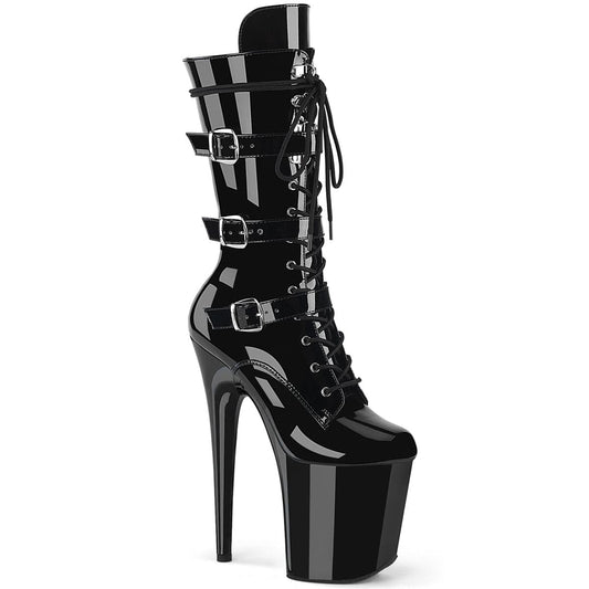 FLAMINGO-1053 Black Patent/Black Pleaser US Size (Women's): 5