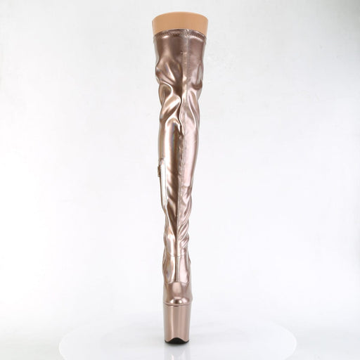 FLAMINGO-3000HWR Rose Gold Stretch Hologram/Rose Gold Hologram Pleaser US Size (Women's): 5