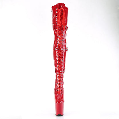 FLAMINGO-3028 Red Stretch Patent/Red