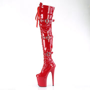 FLAMINGO-3028 Red Stretch Patent/Red Pleaser US Size (Women's): 6