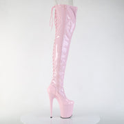 FLAMINGO-3850 Baby Pink Stretch Patent/Baby Pink Pleaser US Size (Women's): 5