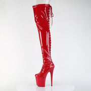 FLAMINGO-3850 Red Stretch Patent/Red Pleaser US Size (Women's): 5