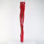 FLAMINGO-3850 Red Stretch Patent/Red Pleaser US Size (Women's): 5
