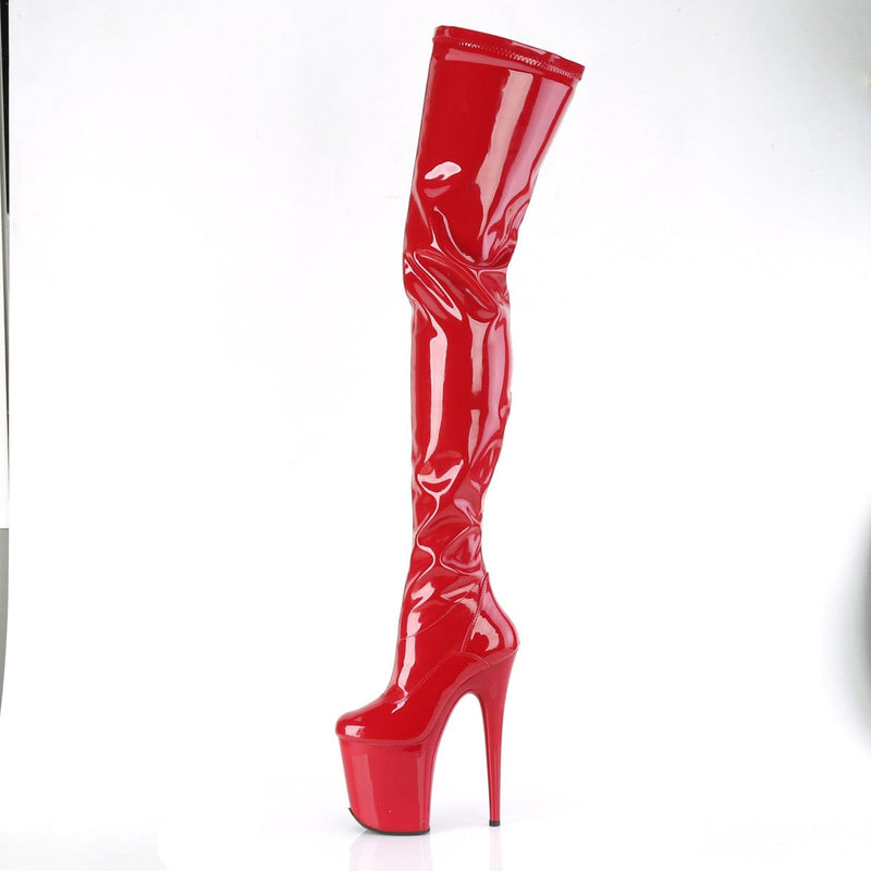 FLAMINGO-4000 Red Stretch Patent/Red Pleaser US Size (Women's): 5