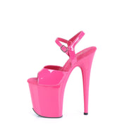 FLAMINGO-809 Hot Pink Patent/Hot Pink Pleaser US Size (Women's): 5