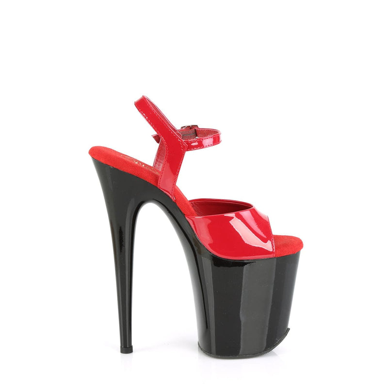 FLAMINGO-809 Red Patent/Black Pleaser US Size (Women's): 5