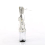 FLAMINGO-824RS Clear/Clear Pleaser US Size (Women's): 5