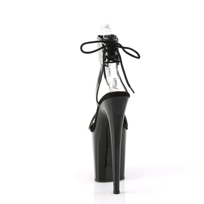 FLAMINGO-870 Black Patent-Rhinestones/Black