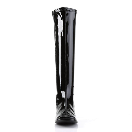 Funtasma GOGO-300 Knee High Boot (Black Stretch Patent)