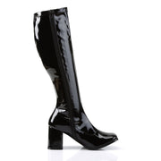 Funtasma GOGO-300 Knee High Boot (Black Stretch Patent)