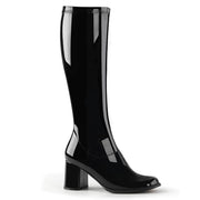 Funtasma GOGO-300 Knee High Boot (Black Stretch Patent)