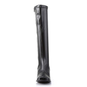Funtasma GOGO-300 Knee High Boot (Black Stretch Pu)